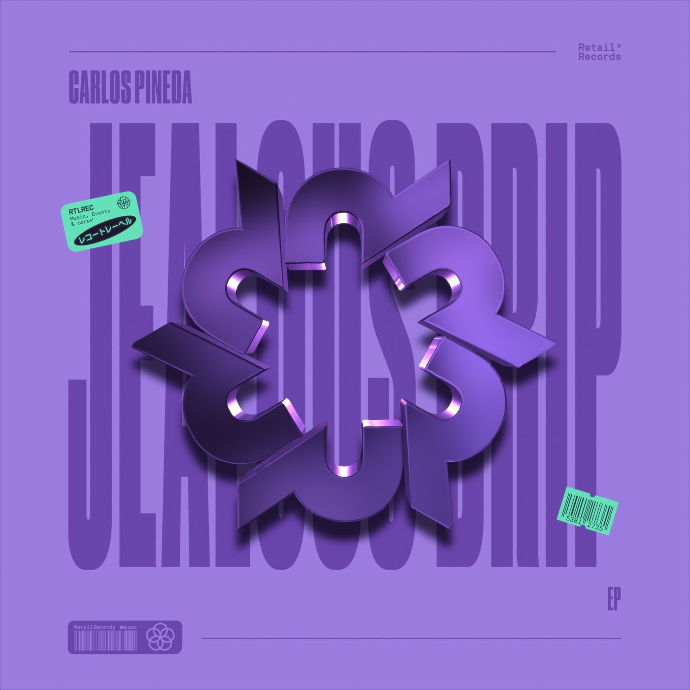 Cover - Carlos Pineda - Jealous Drip (Original Mix)