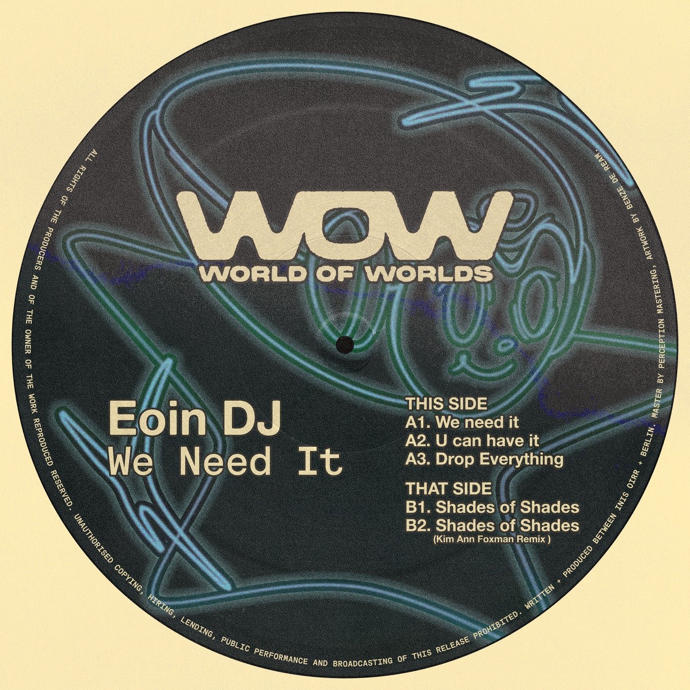 Cover - Eoin DJ - We Need It (Original Mix) 