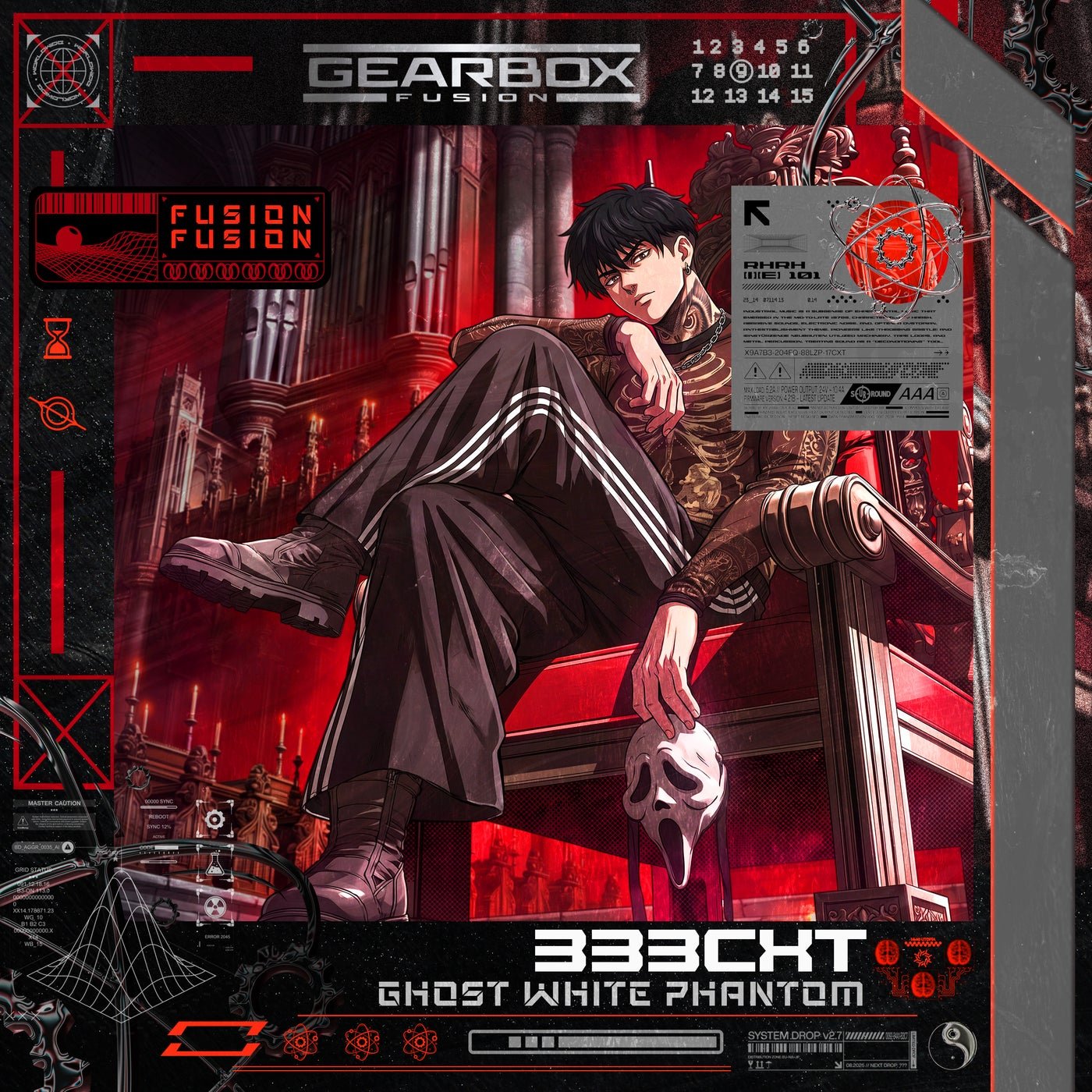 Cover - 333CXT - GHOST WHITE PHANTOM (Extended Mix)