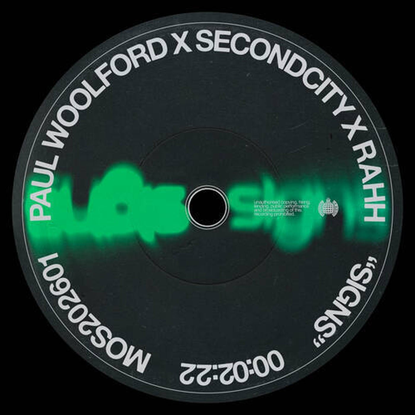 Cover - Paul Woolford, Secondcity, RAHH - Signs (Extended)