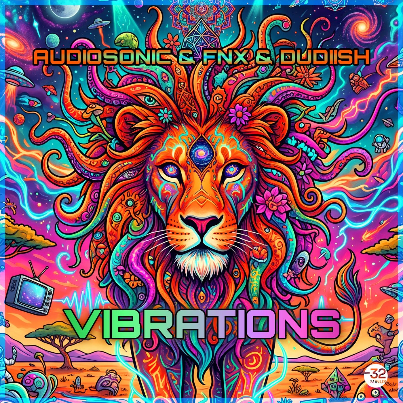 Cover - Audiosonic, FNX, Dudiish - Vibrations (Original Mix)