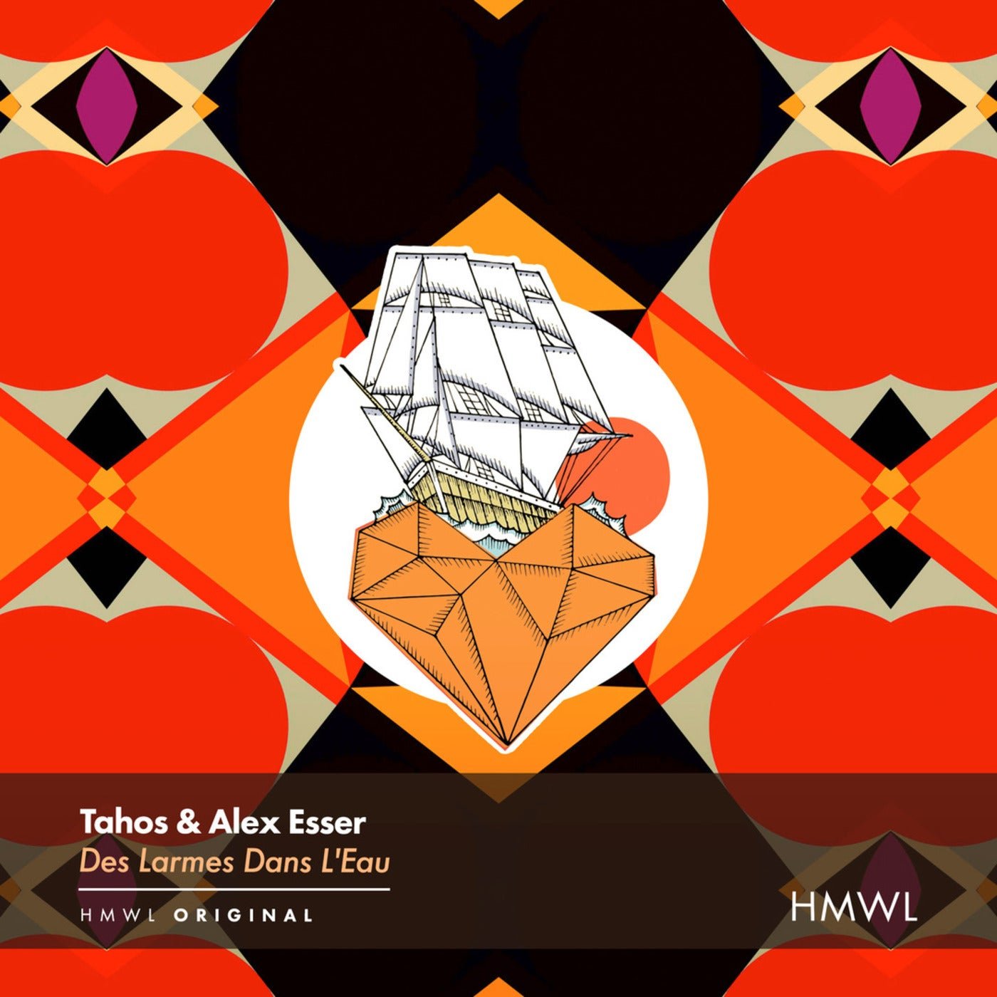 Cover - Tahos, Alex Esser - Des Larmes Dans L'Eau (Extended Mix)