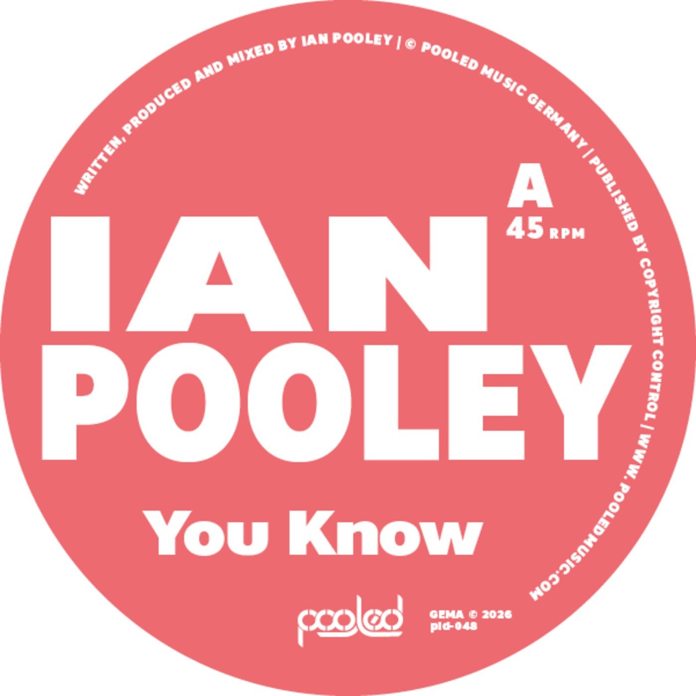 Cover - Ian Pooley - You Know (Dub) 