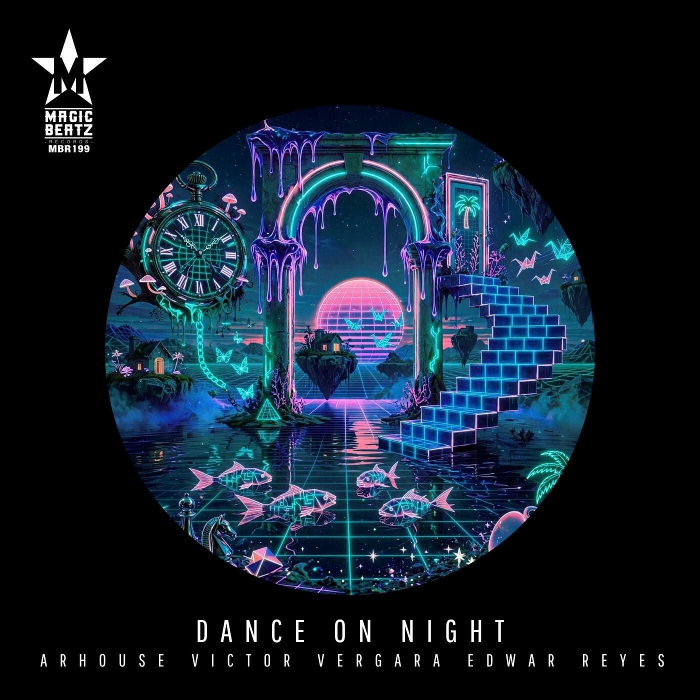 Cover - Victor Vergara, Edwar Reyes, Arhouse - Dance on night (Original Mix) 