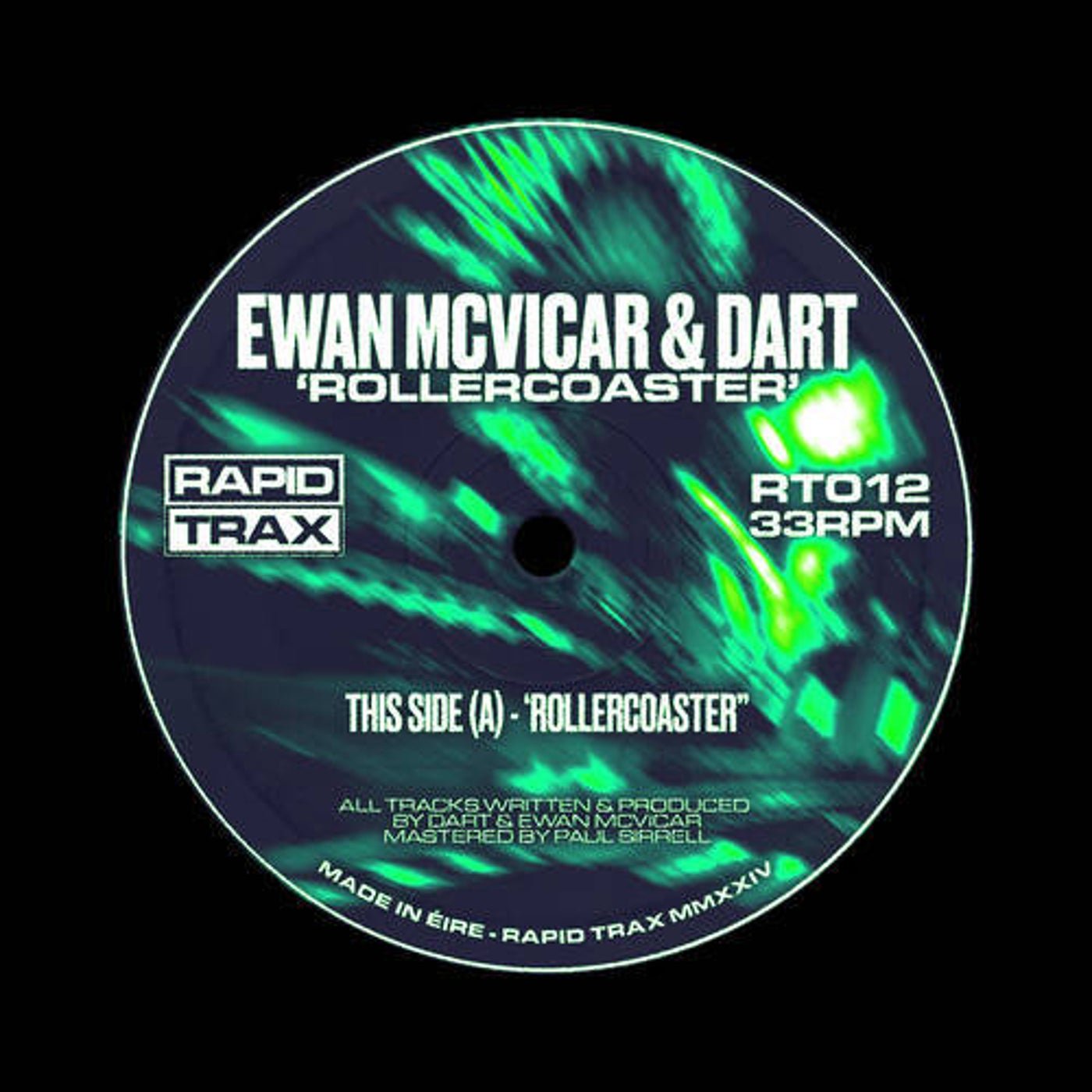 Cover - Dart, Ewan McVicar - Rollercoaster (Extended) 
